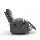 Overstuffed Large Power Lift Recliner with Massage and Heat, Gray - My Lift Chair