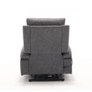 Overstuffed Large Power Lift Recliner with Massage and Heat, Gray - My Lift Chair