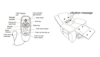 Power Lift Recliner Chair With Massage and Lumbar Heat, Brown - My Lift Chair