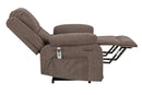 Power Lift Recliner Chair With Massage and Lumbar Heat, Brown - My Lift Chair