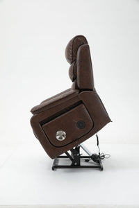Tall Lounge lift chair Brown (180 degree lying flat) - My Lift Chair