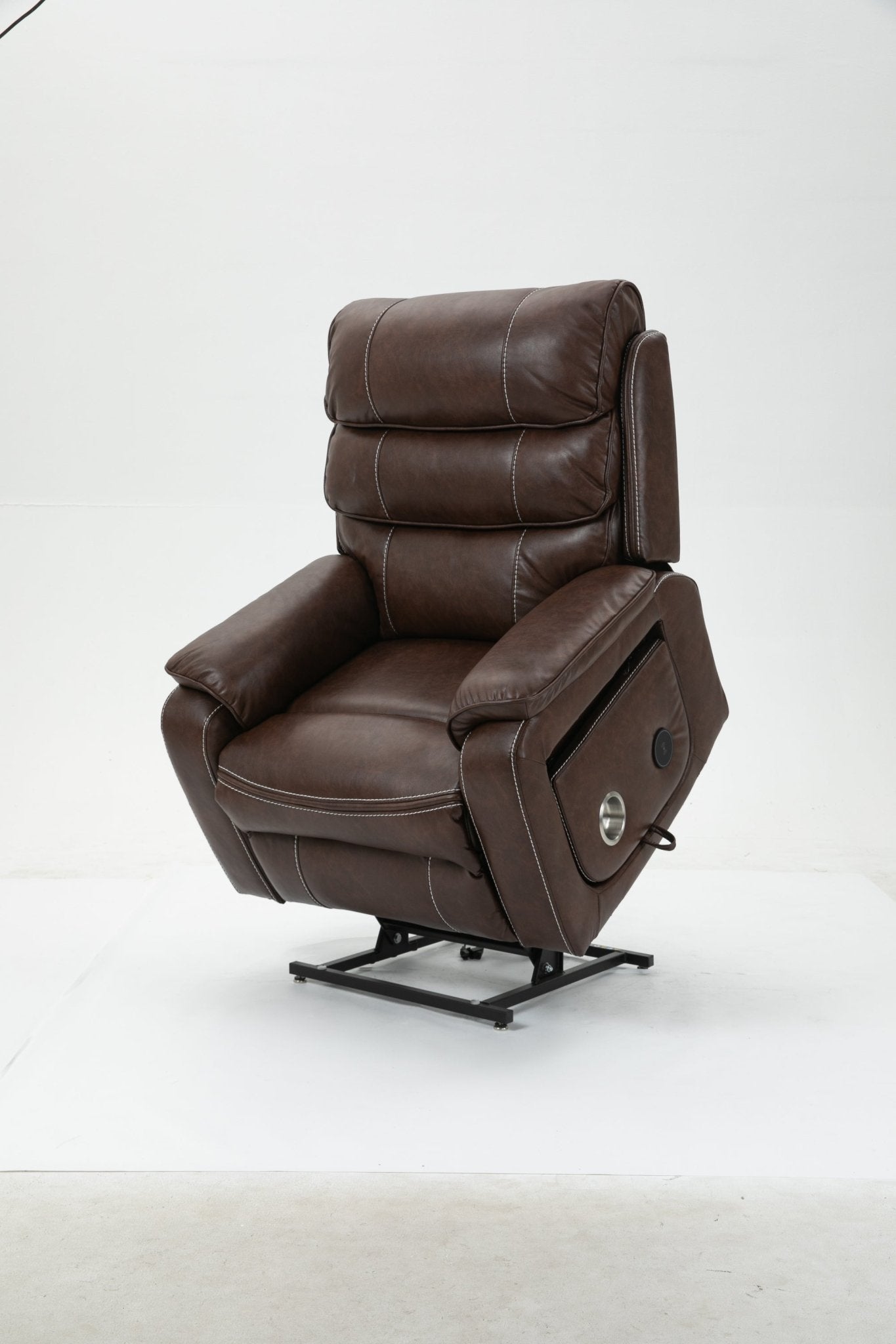 Tall Lounge lift chair Brown (180 degree lying flat) - My Lift Chair
