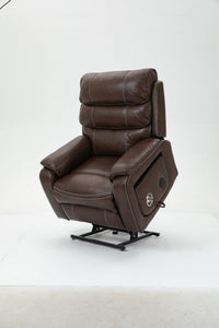 Tall Lounge lift chair Brown (180 degree lying flat) - My Lift Chair