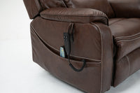 Tall Lounge lift chair Brown (180 degree lying flat) - My Lift Chair
