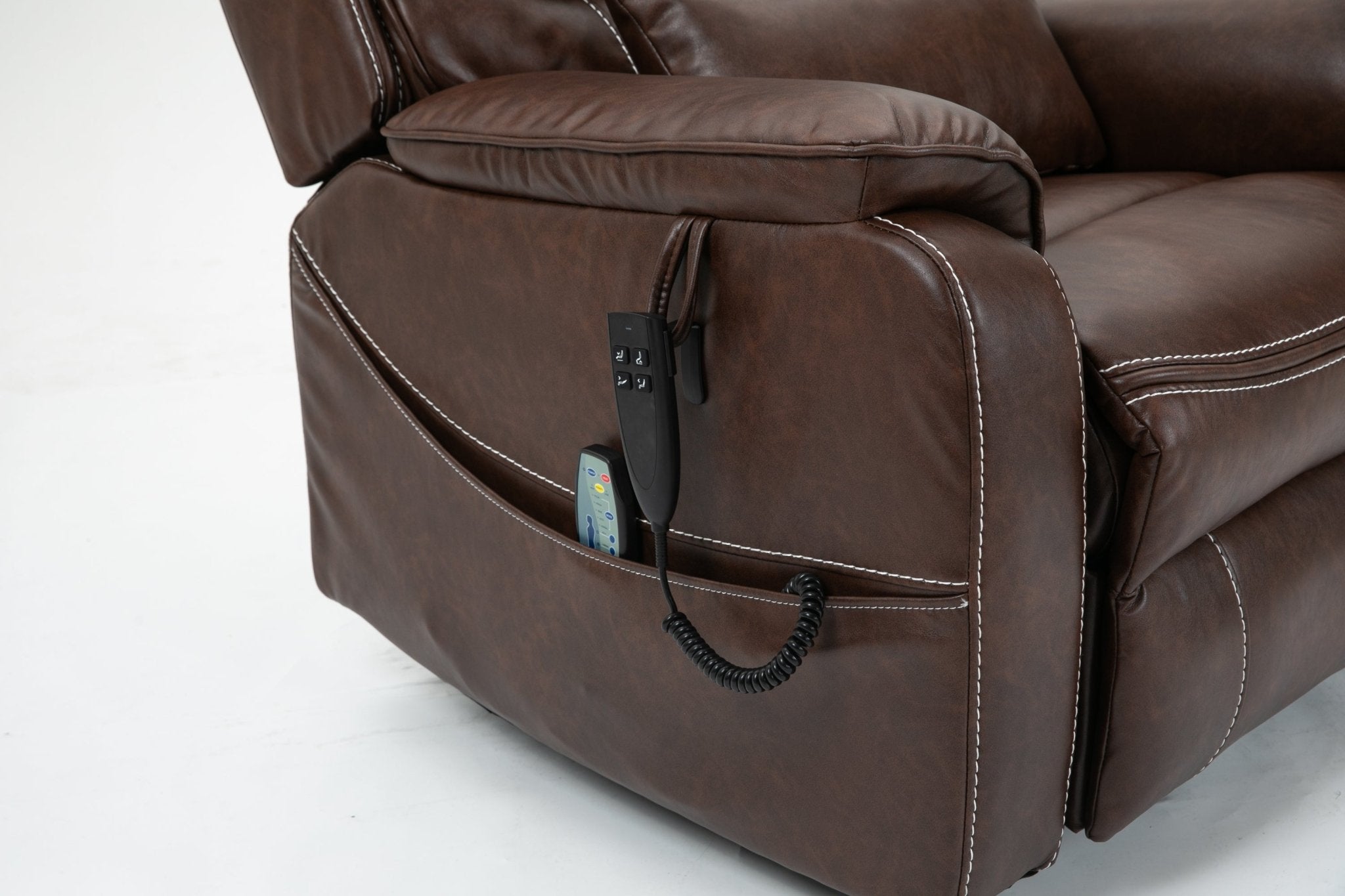 Tall Lounge lift chair Brown (180 degree lying flat) - My Lift Chair