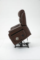 Tall Lounge lift chair Brown (180 degree lying flat) - My Lift Chair