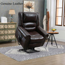 Genuine Leather Power Lift Recliner, room view