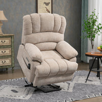 Large Power Lift Recliner Chair with Heat and Massage, lifted