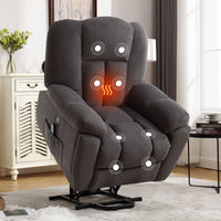 Infinite Position Power Lift Recliner with Heat and Massage