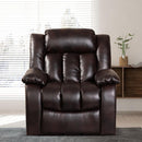Red Brown Lift Chair Recliner, seated